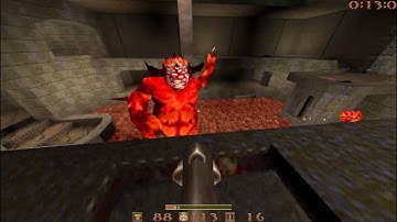 Quake Single Segment Speedrun in 14:21 (No Commentary)