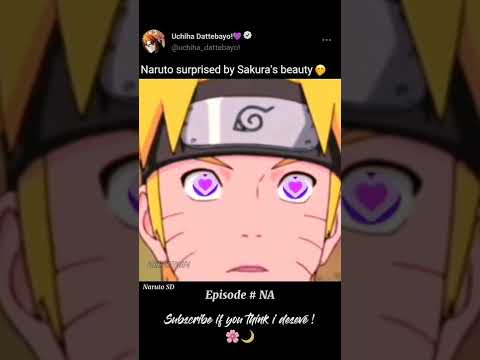 Naruto Surprised By Sakura's Beauty