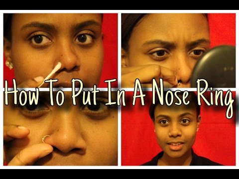 How To Put In A Nose Ring + Tips & Tricks! | KweenPaige