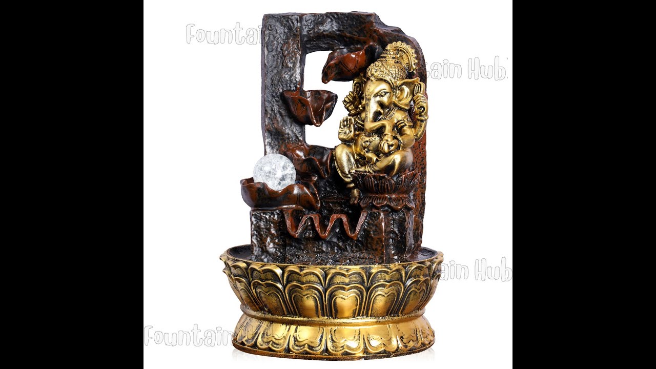 Fountain Hub Table Top Water Fountain 18 Inch Height