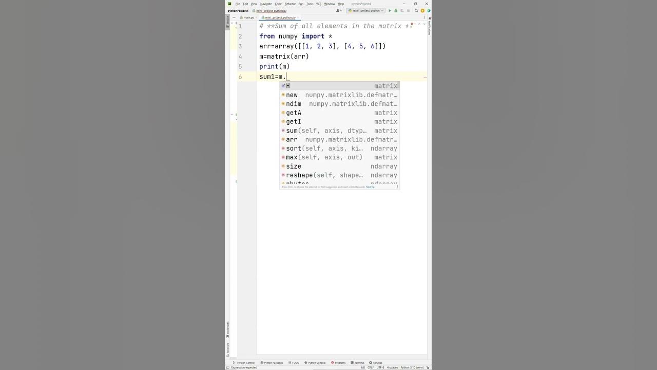 Matrix addition in python python tutorial 84 python matrix python