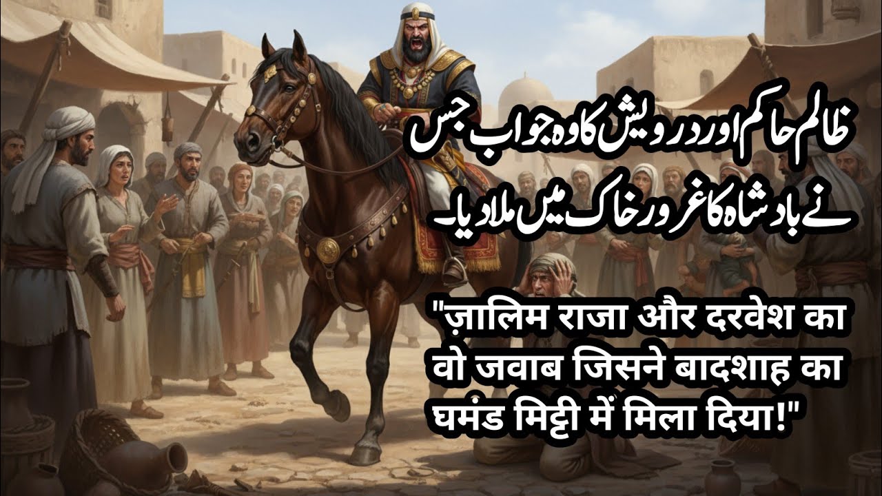 Zalim Hakim aur Darvesh ka wo jawab jis ne Badshah ka gharoor khak mein mila diya