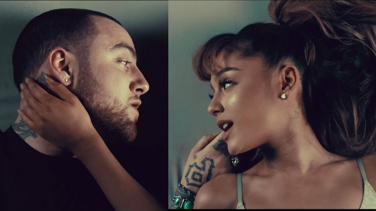 Ariana Grande And Mac Miller Kiss 