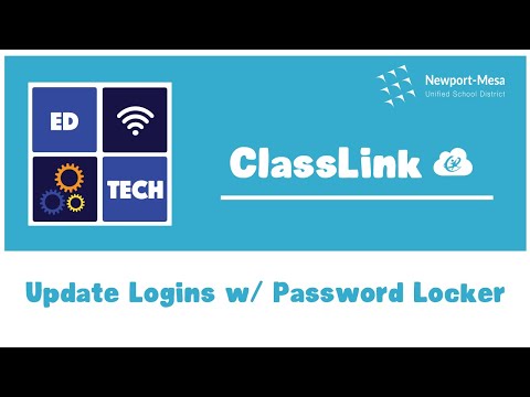 ClassLink: Update Login Information with the Password Locker