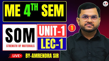 SOM II Lec-1 II ME 4TH Semester II Unit-1 @PolytechnicPathshala
