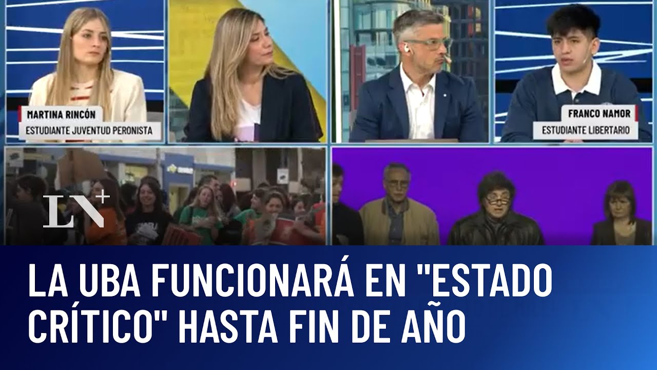 Tras el veto de Milei, la UBA funcionará en 