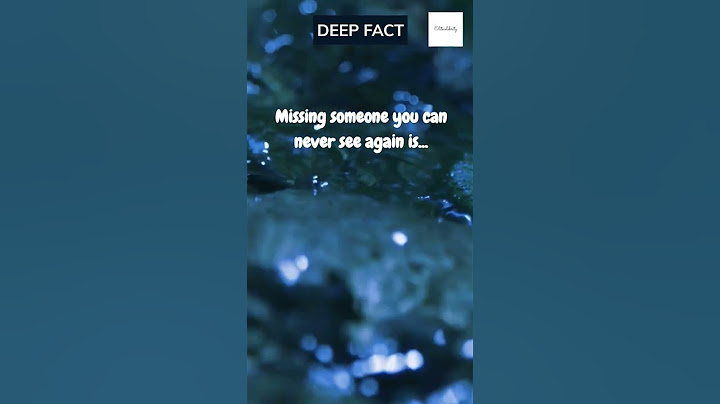 The Unbearable Pain of Missing Someone You Can Never See Again#deepfact #shorts