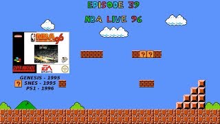 NBA Live 96 - Sony Playstation Vs. SNES \u0026 Sega Genesis