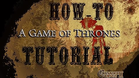 Crusader kings 2, a game of thrones tutorial: Character selection interface.