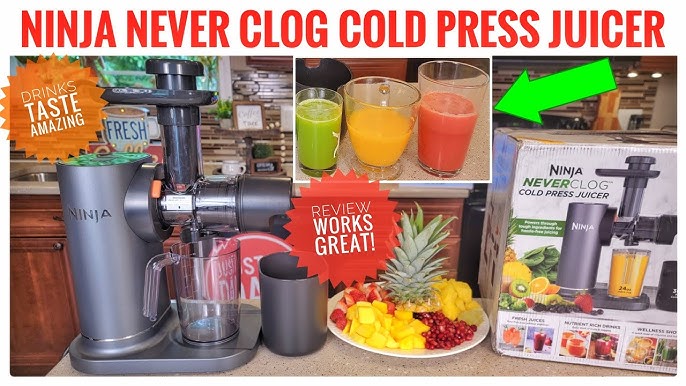 Ninja Cold Press Juicer Pro Powerful Slow Juicer with Total Pulp Control  JC100 622356571166