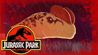 Michael Crichton's Jurassic Park ANIMATED - The Fate of Dennis Nedry (Feat. THEDINOFAX)