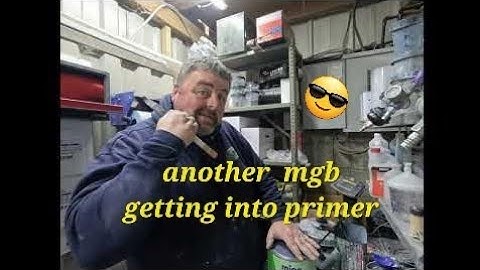 mgb gt get some high build primer lets see what it looks like (customer update)