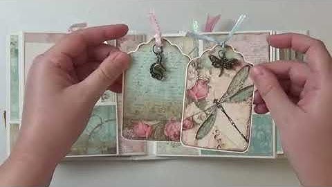 Stamperia Wonderland 7x7 Mini Album Walkthrough