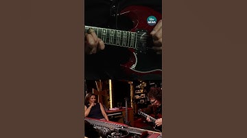 Thumbnail of Black Sabbath guitarist Tony Iommi plays iconic riff for ITV News