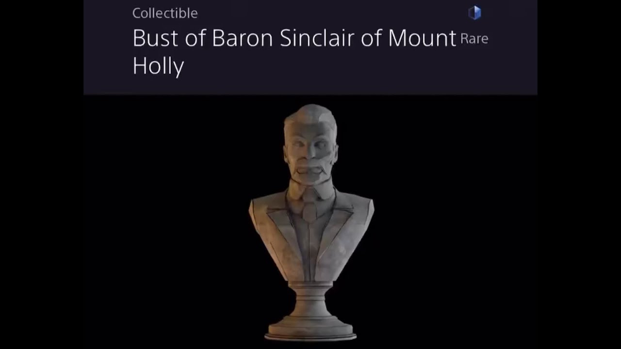 Bust of Baron Sinclair of Mount Holly