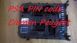 ✅Citroen C4 pin code из блока BSI Johnson Controls 95128 + iprog plus + Upa Usb 1.3!!! База dashbook