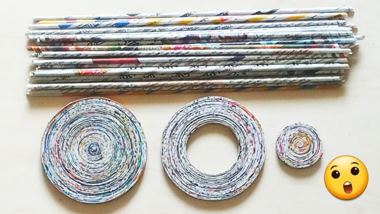 old newspaper craft l recyclye newspaper craft idea l out of Weste