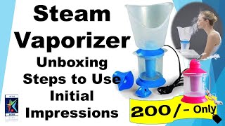 Steam Vaporizer Unboxing | How to use Steam Vaporizer | Steam Vaporizer 3 in 1 | Aviri Machine