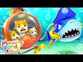 😻 Find the Shark Challenge 🚔 | Baby Shark | Good Habits | Kids Cartoon | MeowMi Family Show