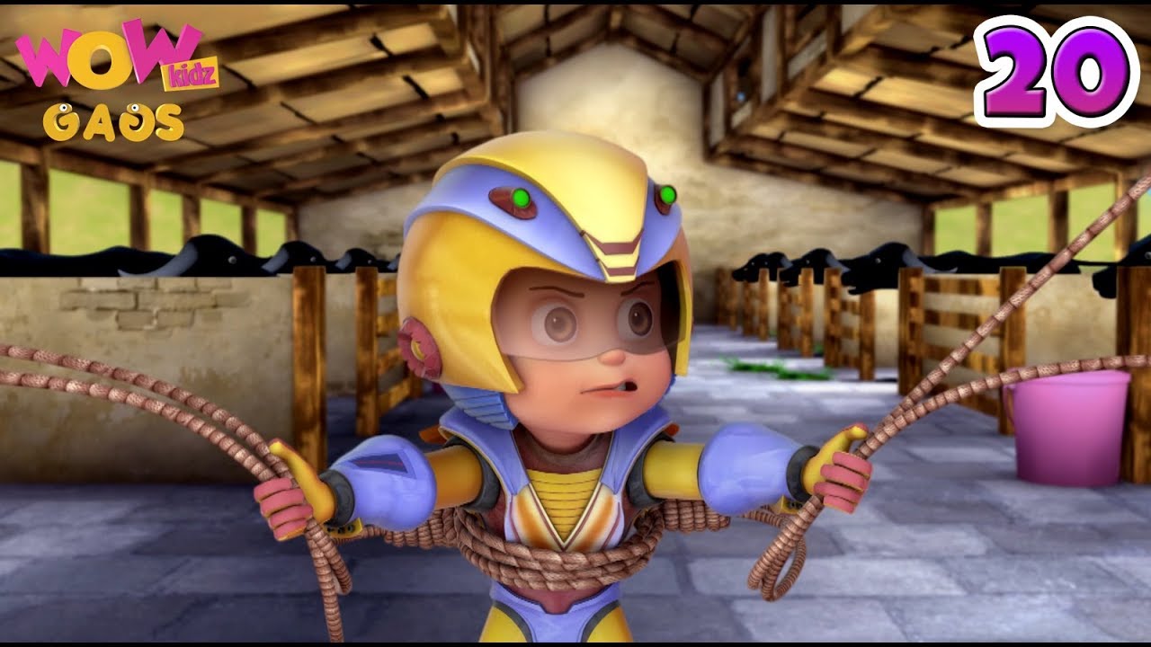 Cartoons | Best Action Scenes Of Vir The Robot Boy In Hindi | Part 20 | WowKidz Gags