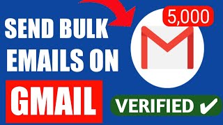 📤 How To Send BULK EMAILS For Free Using Gmail (2023)