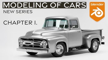 Car Modeling in Blender - Chapter 1. Creating of Front Hood -  Ford 100