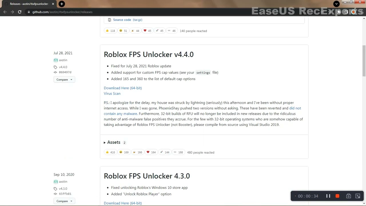 Roblox Fps Unlocker! 32 Bit