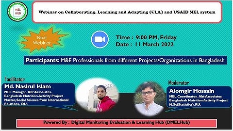 Video Content Add on CLA Webinar | Digital MEL Hub