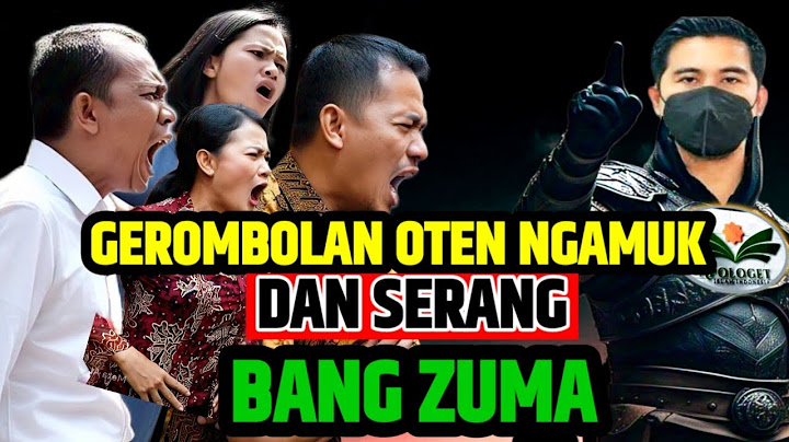 Gerombolan Oten Ngamuk Dan Serang Bang Zuma || #BangZuma