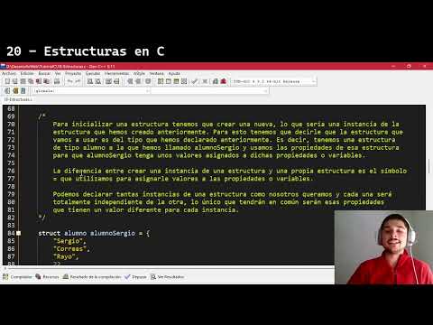 📦 20 - ¿QUÉ son las ESTRUCTURAS (STRUCT) en C? | ©️ Tutorial Programación en C ©️