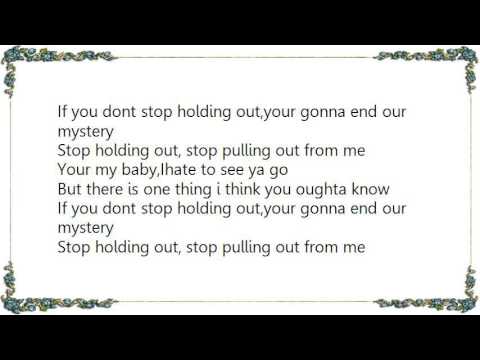 Stop Holding Out Video