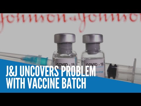 J&J uncovers problem with vaccine batch