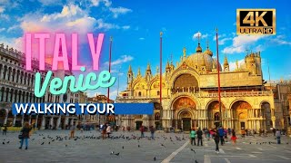 Venice Walking Tour | 4k Italy City Walks [ 4K HD \/ 60fps ]
