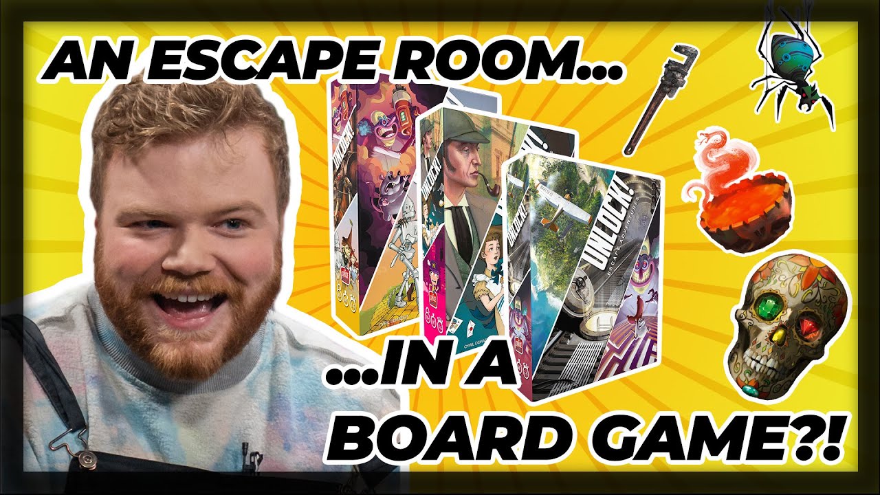 What is Unlock?! - An ESCAPE ROOM in a BOARD GAME?! 