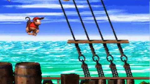 Donkey Kong Country 2 Playthrough part 1: Pirate Panic
