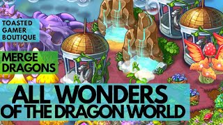 Merge Dragons All Wonders Of The Dragon World : Guide & List ☆☆☆