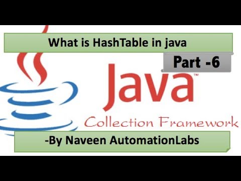 Java Hash Table || What is Hash Table in Java || Difference between HashMap & HashTable - Part 6