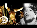 The Hunters Find A Mysterious Wall With Huge Wings And A Red-Eyed Skull | Mountain Monsters