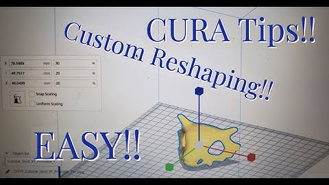 Resizing 3d models on Cura