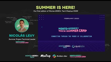 Nicolás Levy: "Summer Camp 2023 - Coding experience, collaborative projects for the video community"