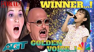 AGT 2024 | Auditions Filipino Golden Buzzer super amazing voice all jury surprised hearing song