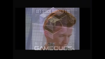 just a gamecube intro, stick bug, and rick roll