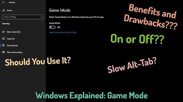 Windows Game Mode Benefits and Drawbacks | Game Mode Explained