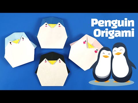 How to make Paper Penguin || Penguin Awareness Day || Easy Origami #origami #paperpenguin