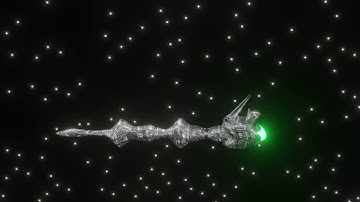 Spaceship - Blender Eevee 2.8 Animation