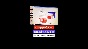Bí quyết Phối màu hiệu quả cho Slide Powerpoint #Shorts / Khóa học #Powerpoint Online: 9slide.com/