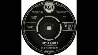 UK New Entry 1961 (255b) Elvis Presley - Little Sister