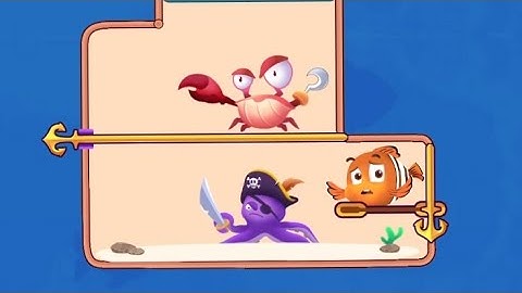 fish game pull the pin fish rescue mobile game Android iOS gameplay