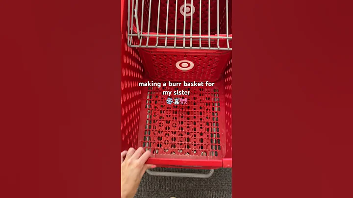Building a burr basket❄️ #christmasshopping #christmas #targethaul #shopwithme #shoppinghaul #target