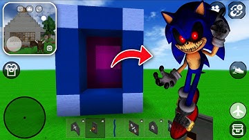 How to Make PORTAL to SONIC.EXE in MINI BLOCK CRAFT 3D
